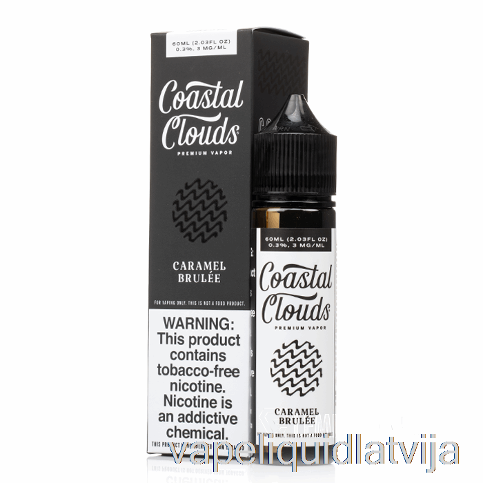 Karameļu Brulee - Piekrastes Mākoņi Co. - 60 Ml 3 Mg Vape šķidruma